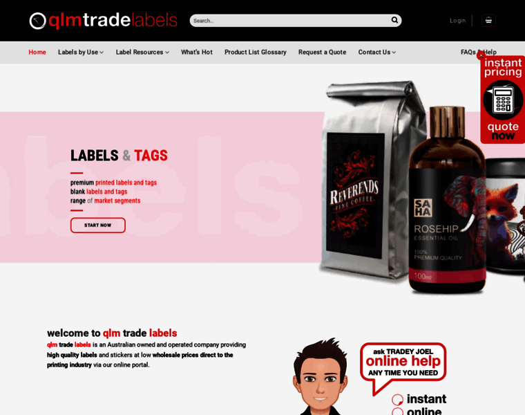 Tradelabels.com.au thumbnail