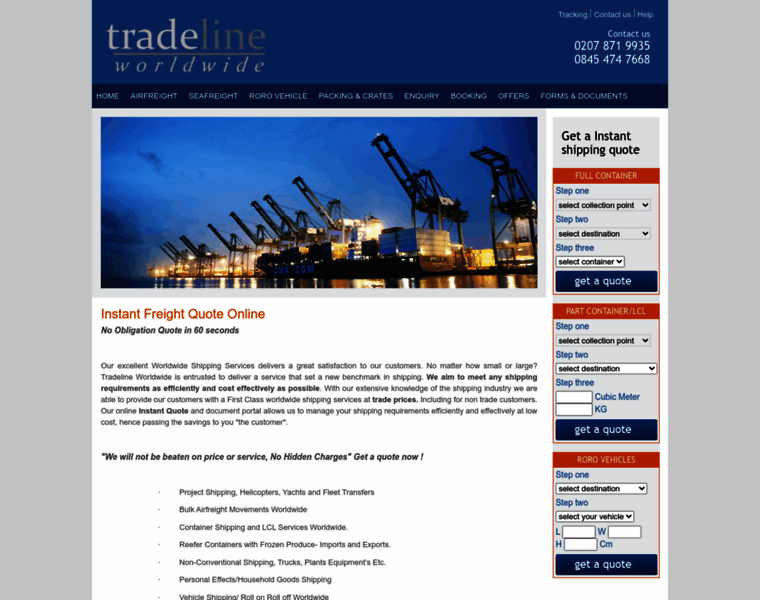 Tradelineworldwide.com thumbnail
