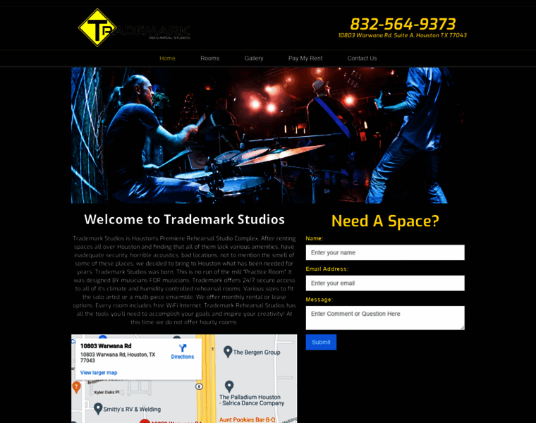 Trademarkrehearsalstudios.com thumbnail