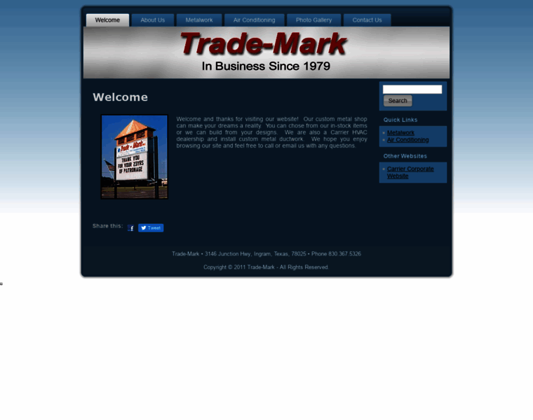 Trademarksheetmetal.com thumbnail