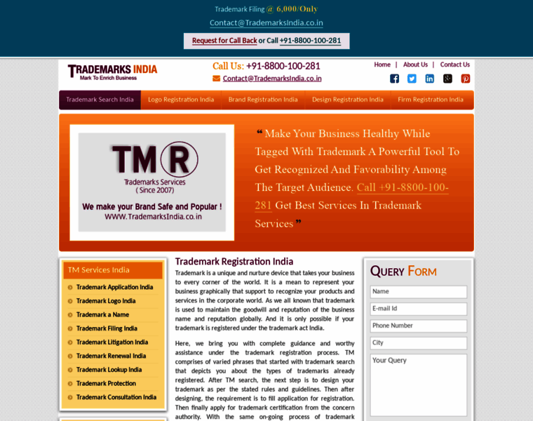 Trademarksindia.co.in thumbnail