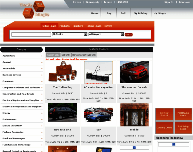 Trademingle.com thumbnail