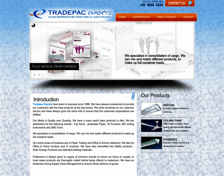 Tradepacexports.com thumbnail