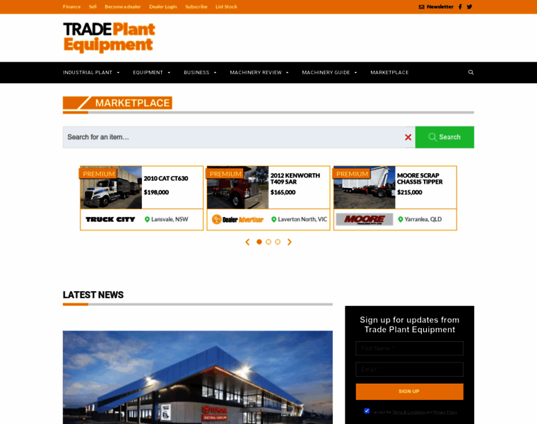 Tradeplantequipment.com.au thumbnail
