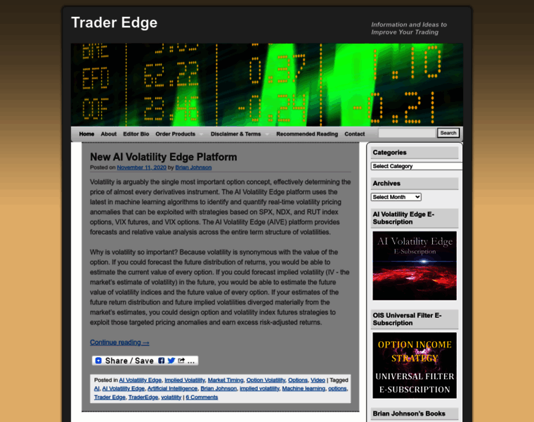 Traderedge.net thumbnail