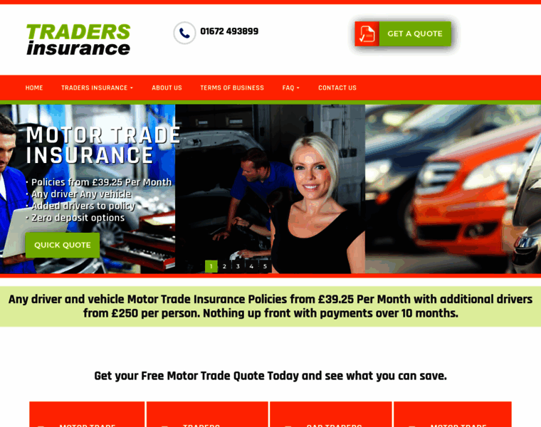 Traders-insurances.co.uk thumbnail