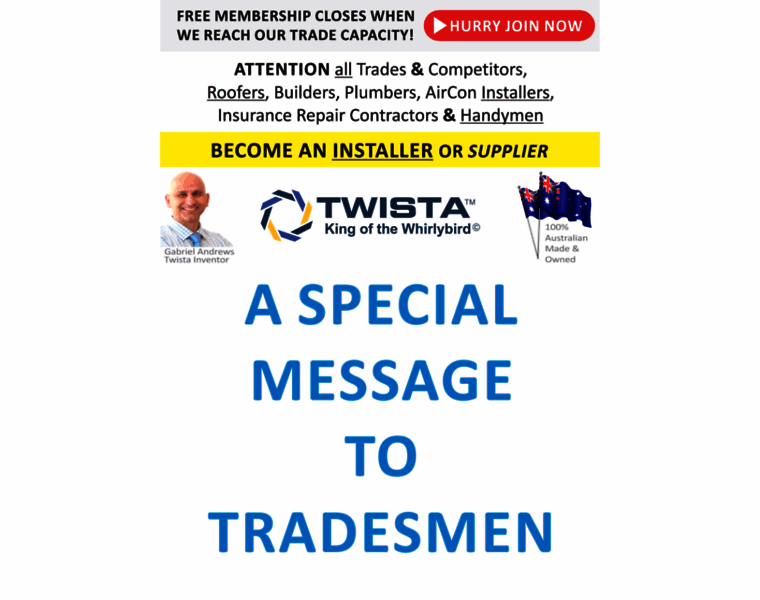Tradesmenaustralia.com.au thumbnail