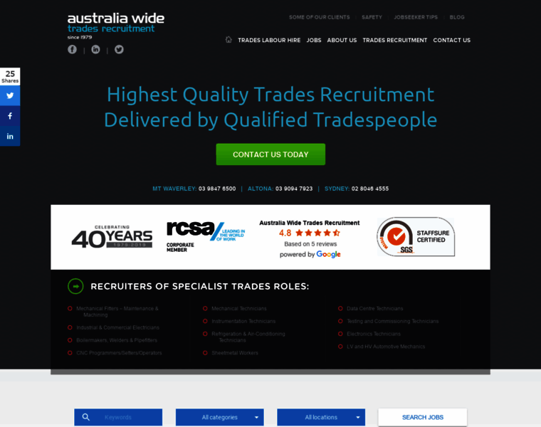 Tradesrecruitment.com.au thumbnail