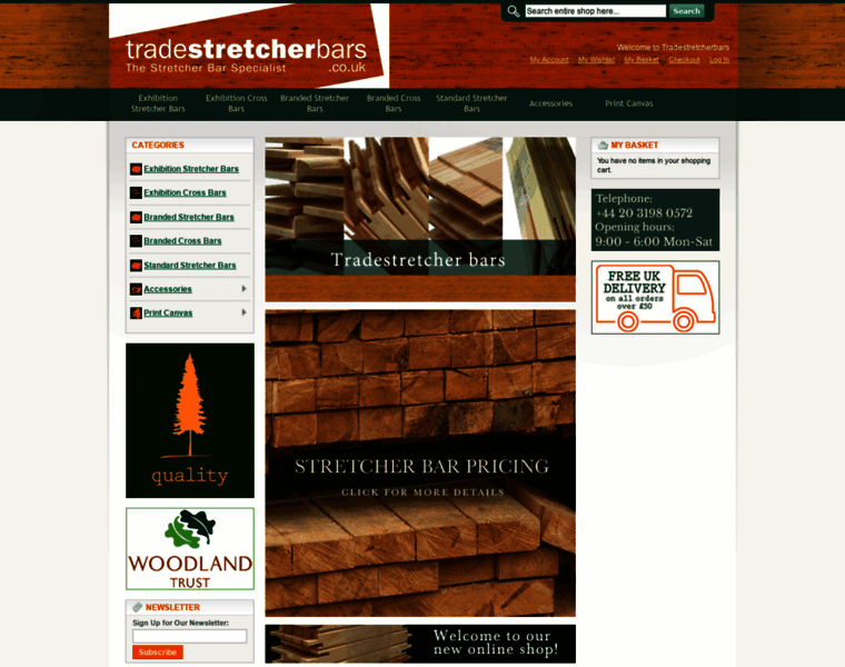 Tradestretcherbars.co.uk thumbnail