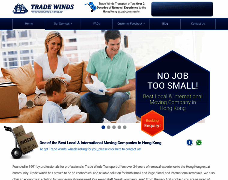 Tradewindstransport.com thumbnail