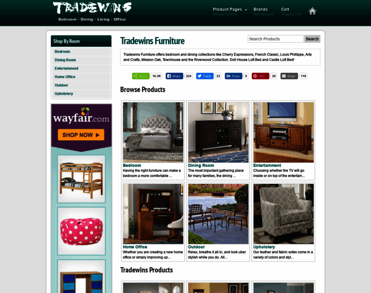 Tradewins-furniture.com thumbnail