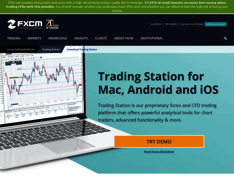 Tradingstation2.fxcm.com thumbnail