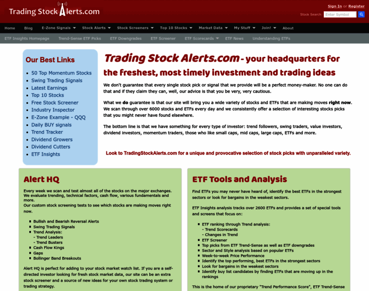 Tradingstockalerts.com thumbnail