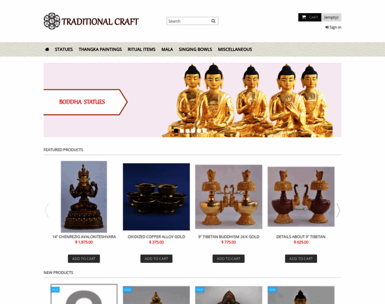 Traditionalhandcrafts.com thumbnail