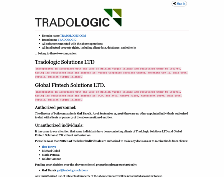Tradologic.solutions thumbnail
