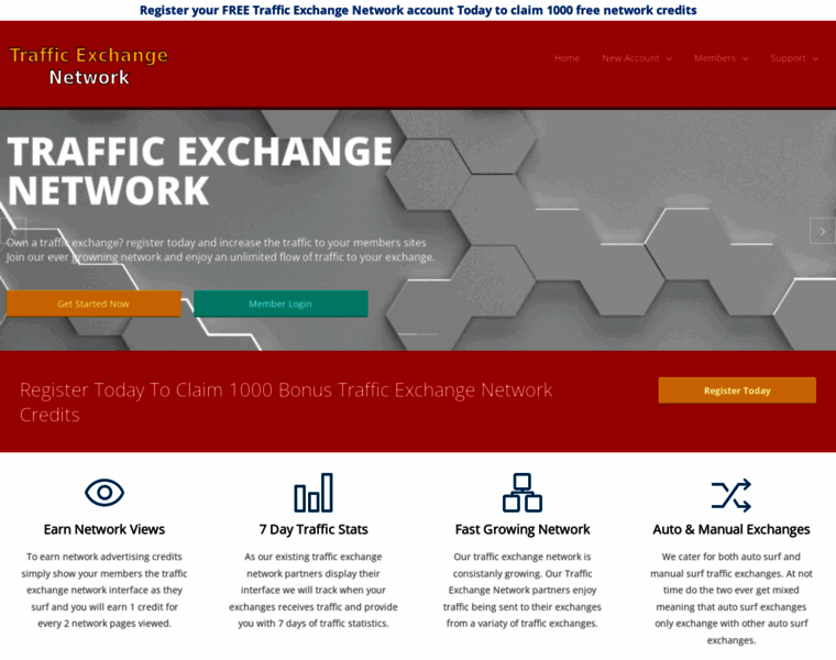 Traffic-exchange.network thumbnail