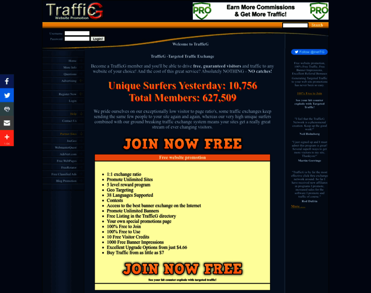 Trafficg.com thumbnail