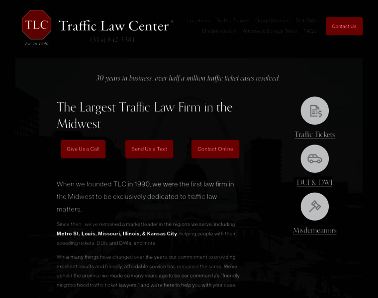 Trafficlawcenters.com thumbnail