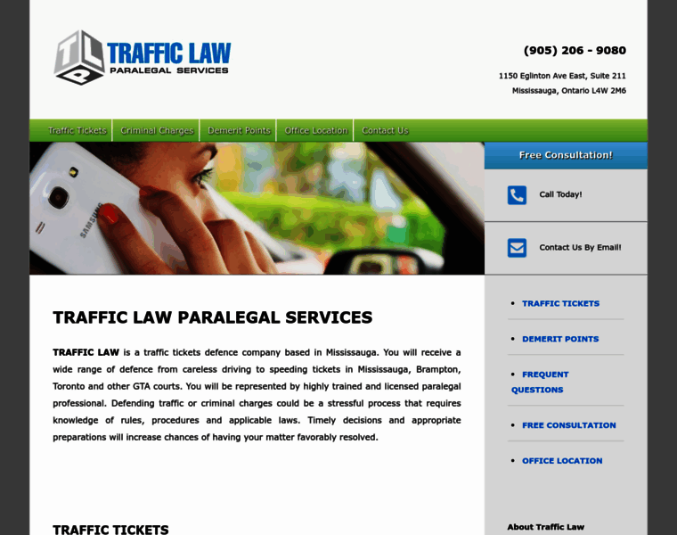 Trafficlawparalegal.com thumbnail