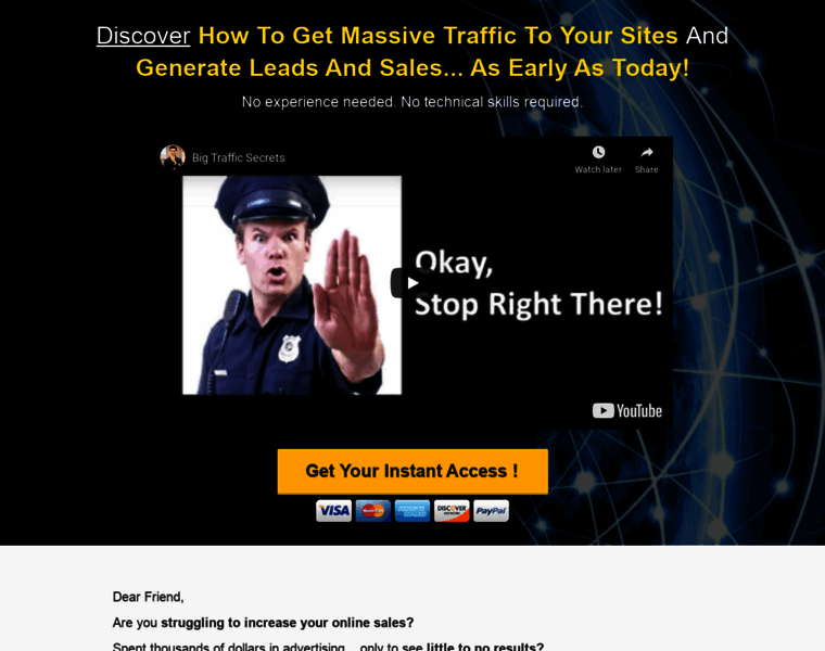 Trafficlistsales.com thumbnail