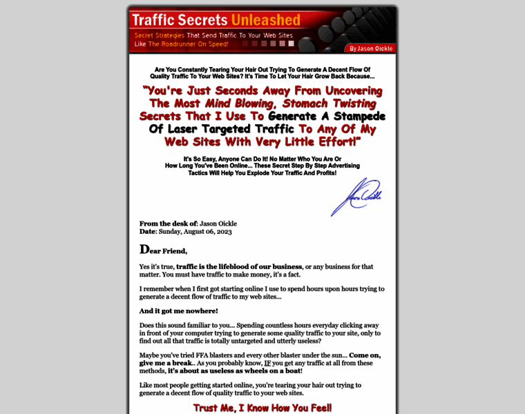Trafficsecretsunleashed.com thumbnail
