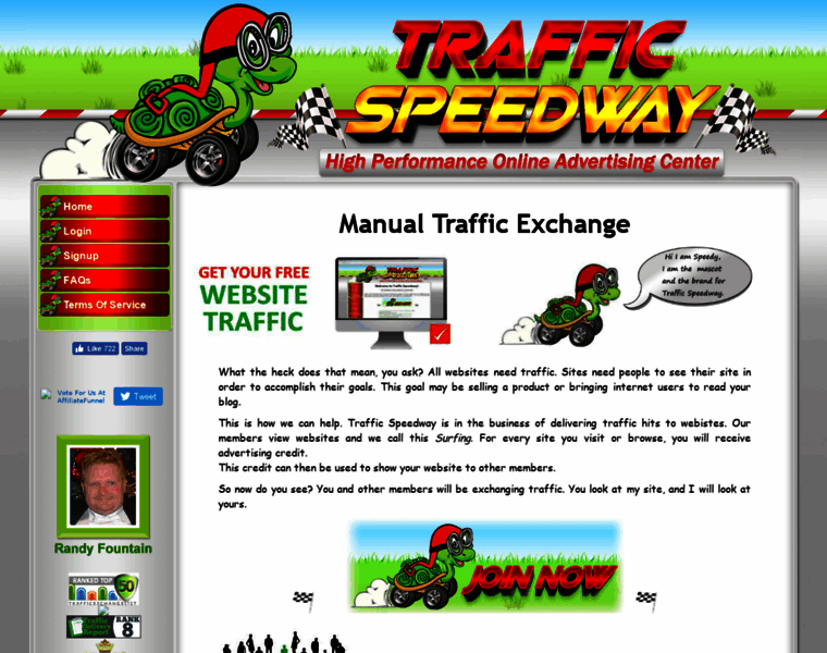 Trafficspeedway.com thumbnail