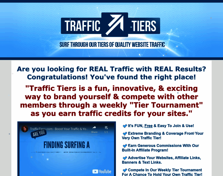 Traffictiers.com thumbnail