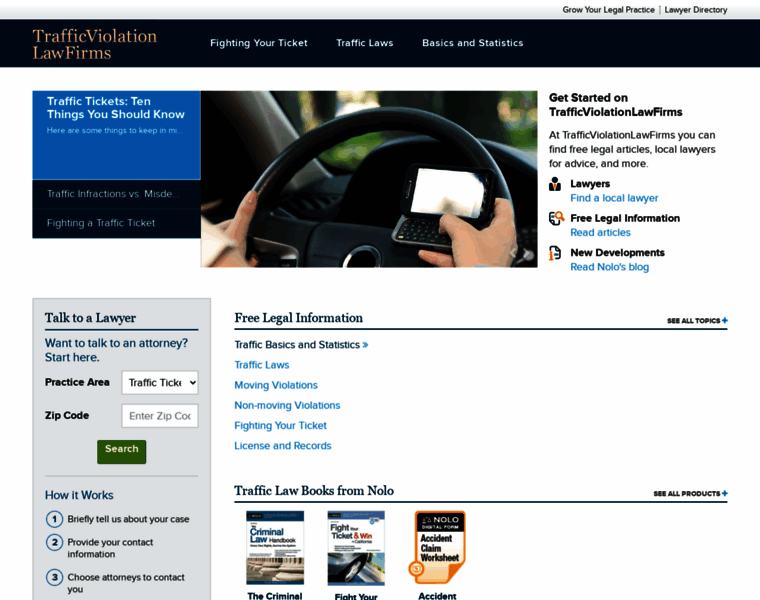 Trafficviolationlawfirms.com thumbnail Trafficviolationlawfirms.com thumbnail