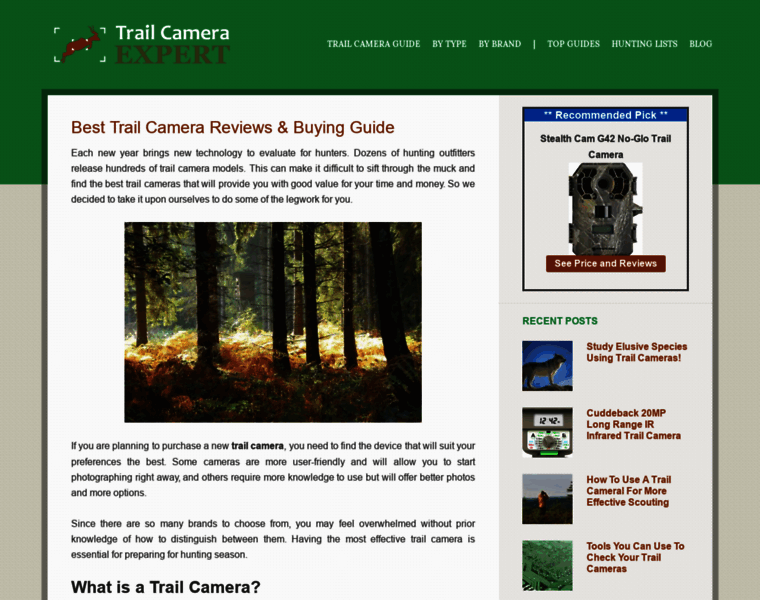 Trailcameraexpert.com thumbnail