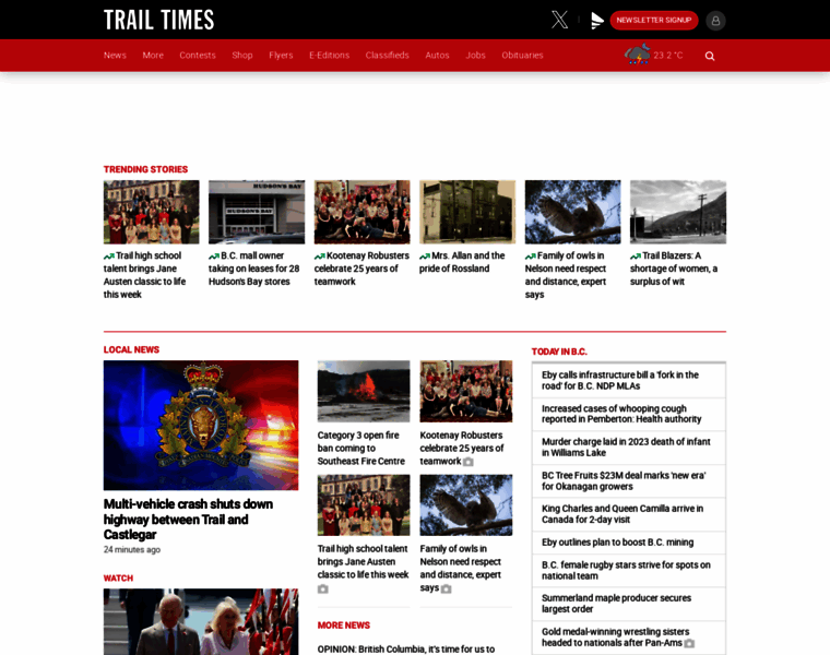 Traildailytimes.ca thumbnail Traildailytimes.ca thumbnail