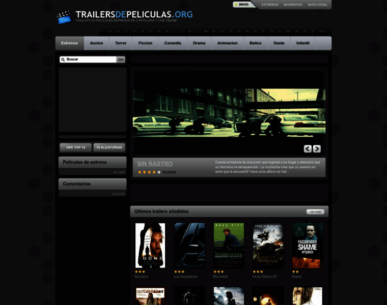 Trailersdepeliculas.org thumbnail