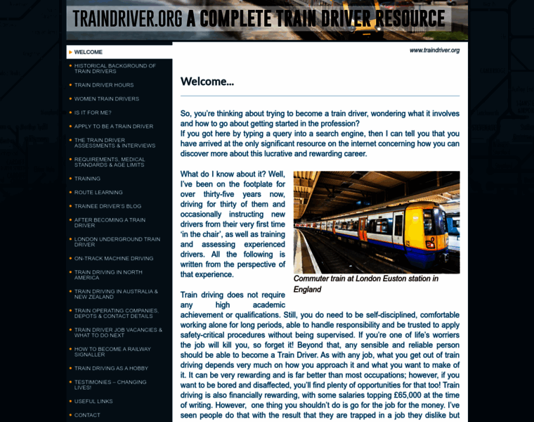 Traindriver.org thumbnail