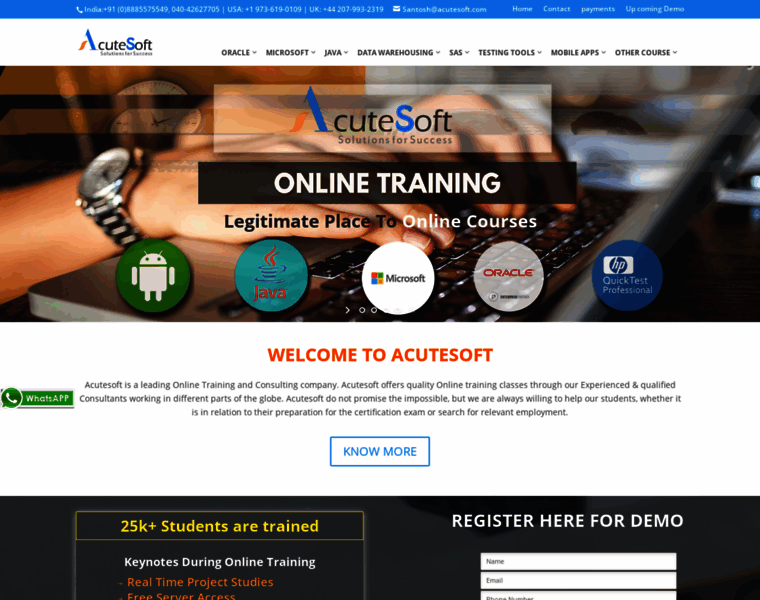 Training.acutesoft.com thumbnail