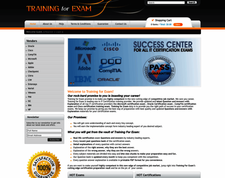 Trainingforexam.com thumbnail