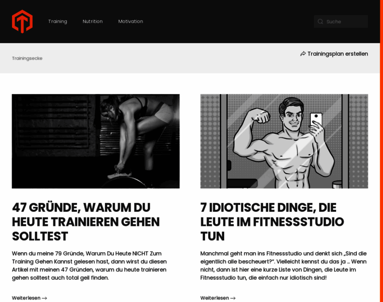Trainingsecke.de thumbnail