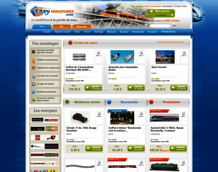 Trains-miniatures.com thumbnail
