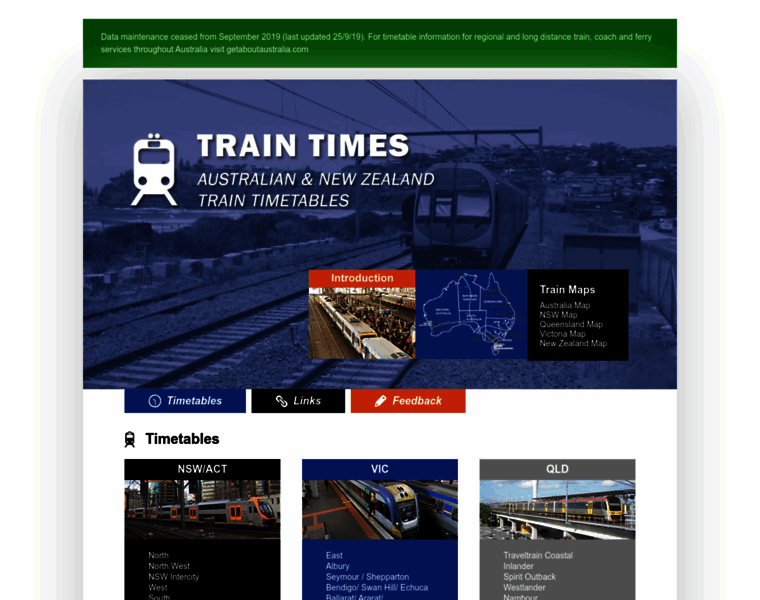 Traintimes.net.au thumbnail
