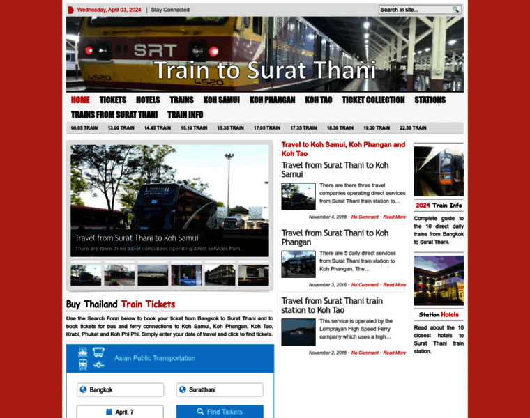 Traintosuratthani.info thumbnail