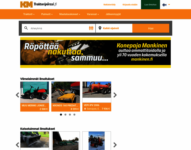 Traktoriporssi.fi thumbnail
