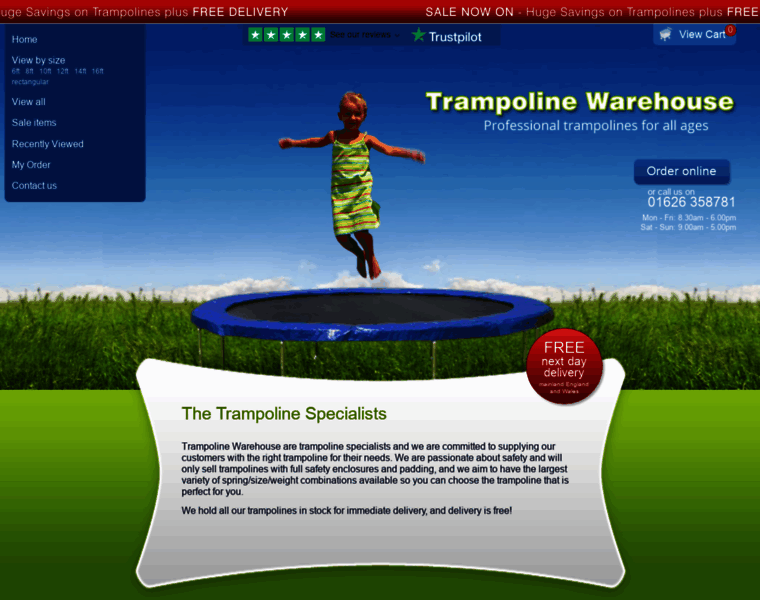 Trampoline-warehouse.co.uk thumbnail