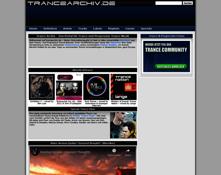 Trancearchiv.de thumbnail