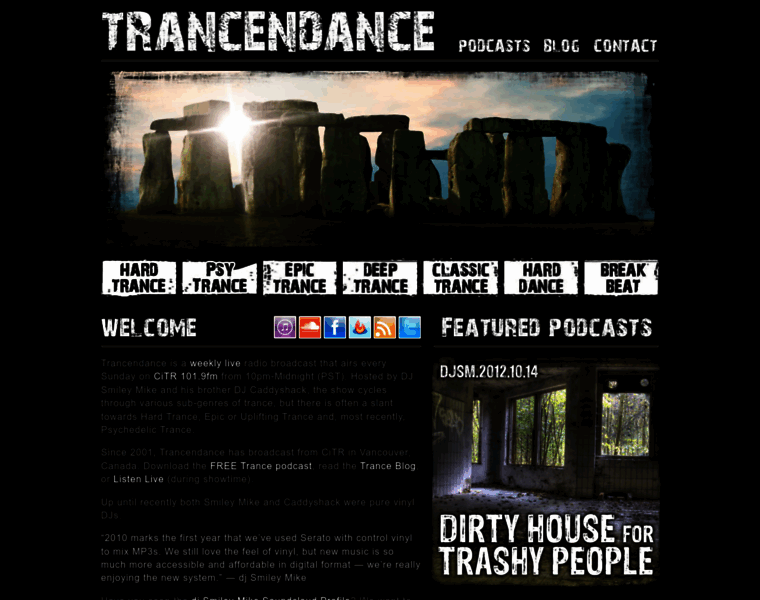 Trancendance.net thumbnail