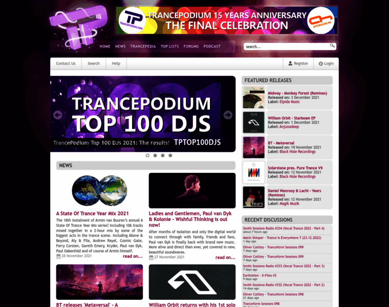 Trancepodium.com thumbnail