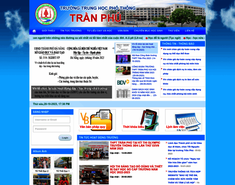 Tranphudn.edu.vn thumbnail