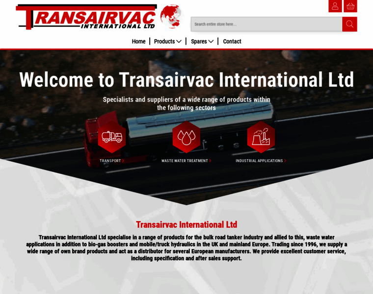 Transairvac.com thumbnail