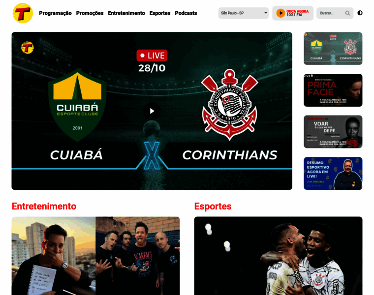 Transamericafm.com.br thumbnail