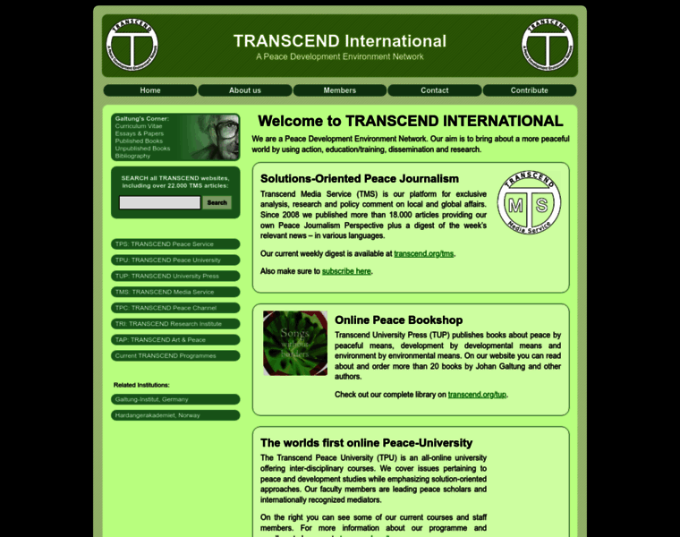 Transcend.org thumbnail