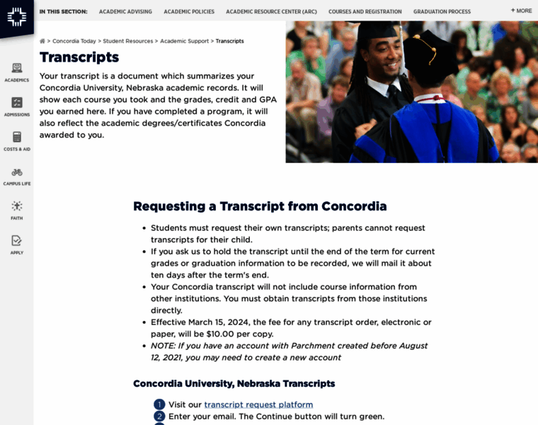 Transcripts.cune.edu thumbnail