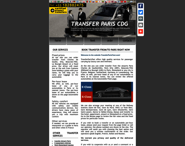 Transferparistaxi.com thumbnail
