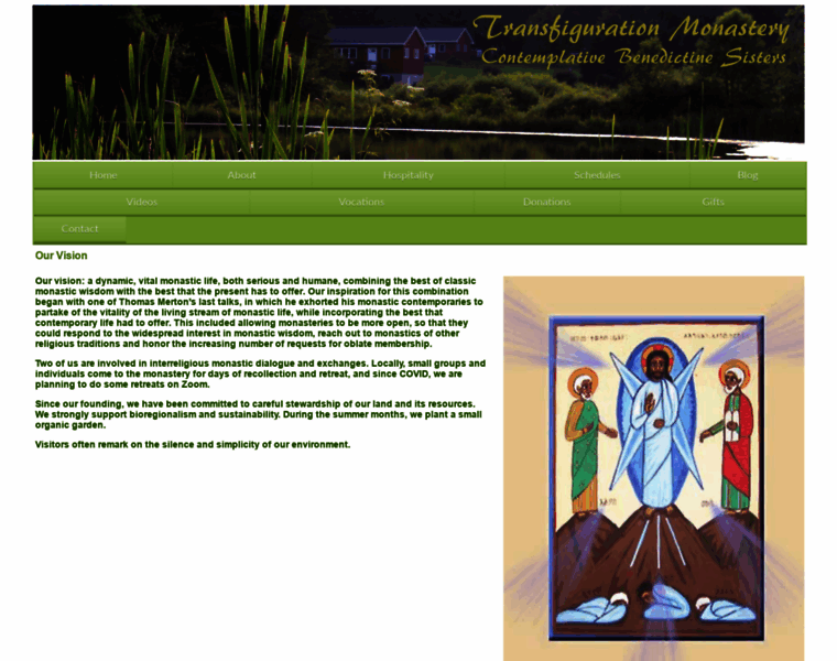 Transfigurationmonastery.org thumbnail